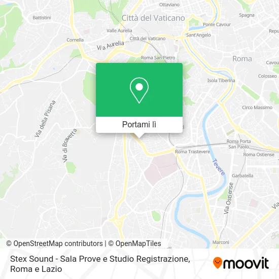 Mappa Stex Sound - Sala Prove e Studio Registrazione