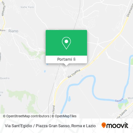 Mappa Via Sant'Egidio / Piazza Gran Sasso