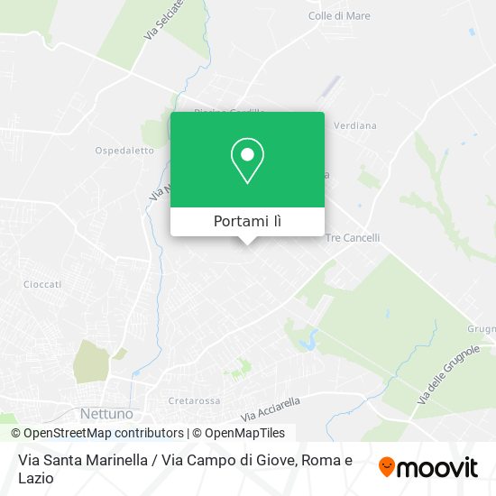 Mappa Via Santa Marinella / Via Campo di Giove