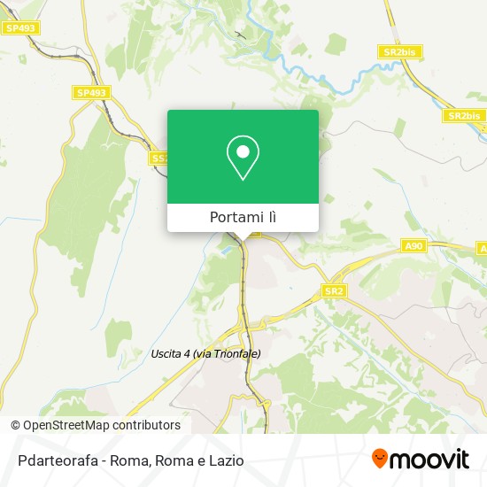 Mappa Pdarteorafa - Roma