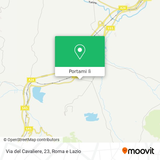 Mappa Via del Cavaliere, 23