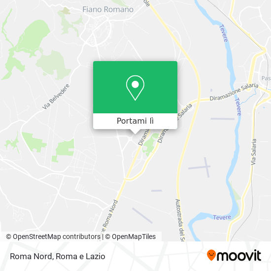 Mappa Roma Nord