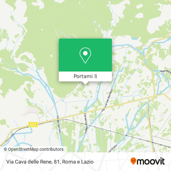 Mappa Via Cava delle Rene, 81