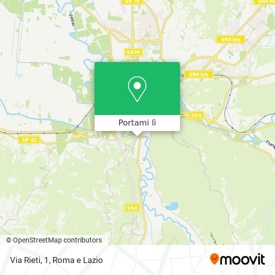 Mappa Via Rieti, 1