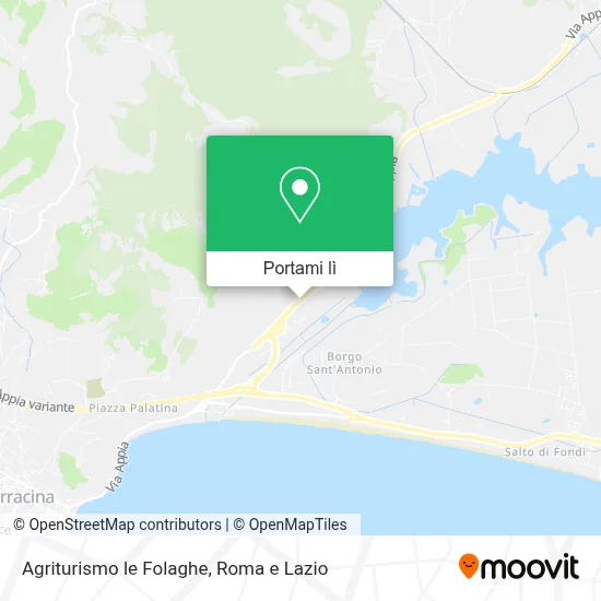 Mappa Agriturismo le Folaghe