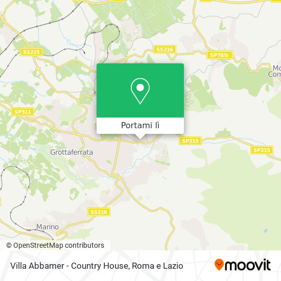 Mappa Villa Abbamer - Country House