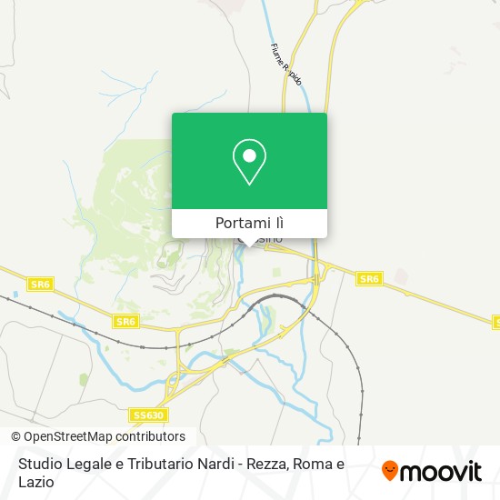 Mappa Studio Legale e Tributario Nardi - Rezza