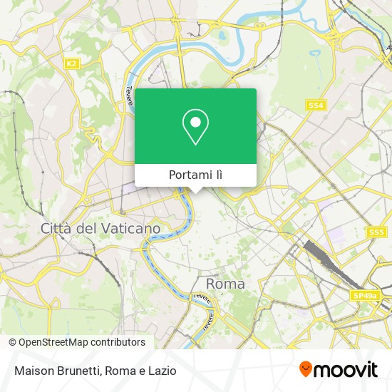 Mappa Maison Brunetti