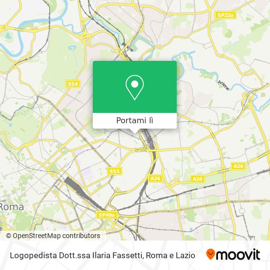 Mappa Logopedista Dott.ssa Ilaria Fassetti