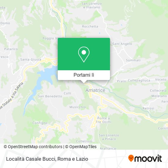 Mappa Località Casale Bucci