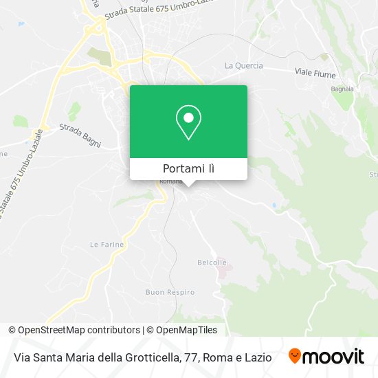 Mappa Via Santa Maria della Grotticella, 77
