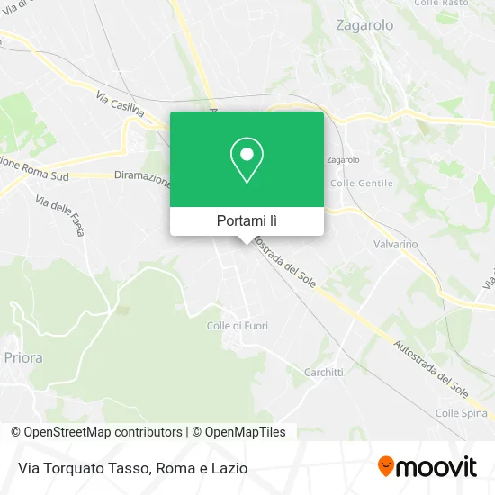 Mappa Via Torquato Tasso