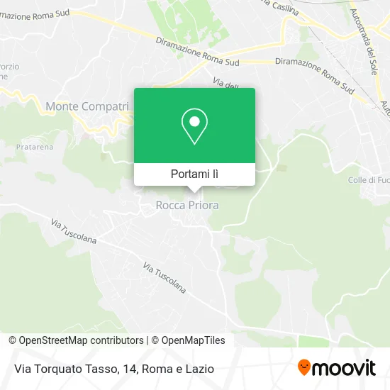 Mappa Via Torquato Tasso, 14