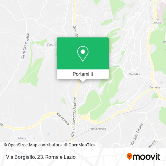 Mappa Via Borgiallo, 23
