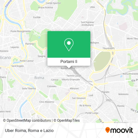 Mappa Uber Roma