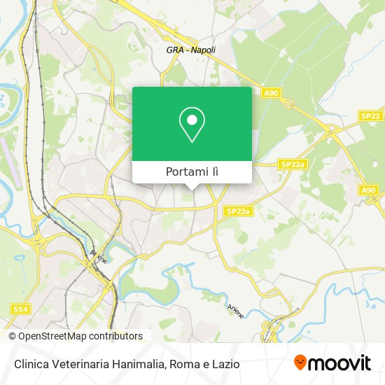 Mappa Clinica Veterinaria Hanimalia