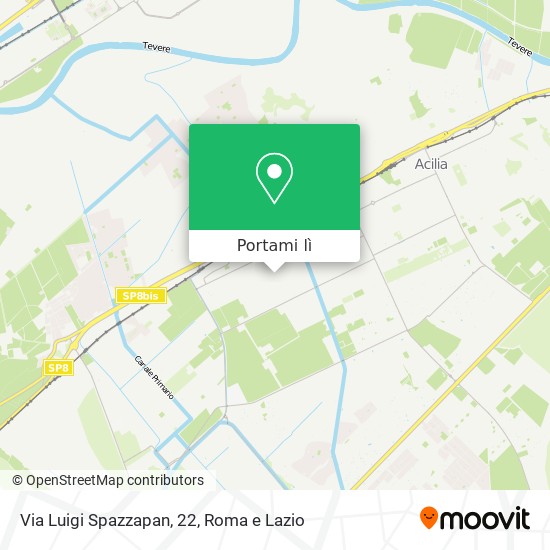Mappa Via Luigi Spazzapan, 22