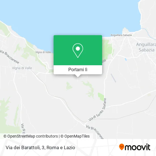 Mappa Via dei Barattoli, 3