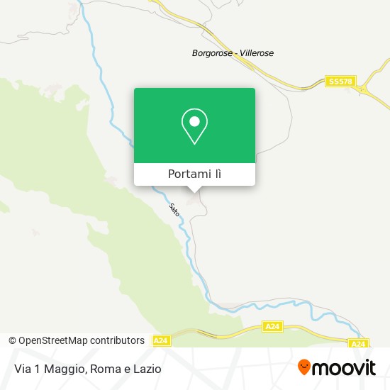Mappa Via 1 Maggio