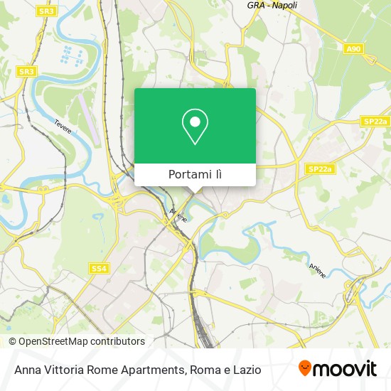 Mappa Anna Vittoria Rome Apartments