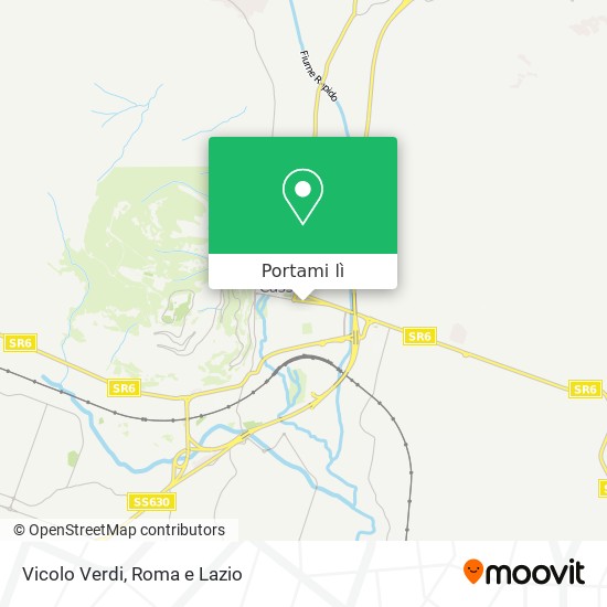 Mappa Vicolo Verdi