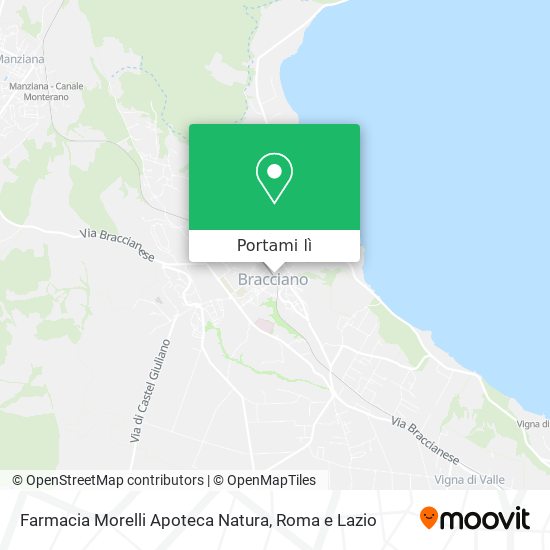 Mappa Farmacia Morelli Apoteca Natura