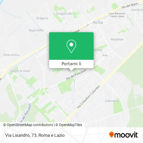 Mappa Via Lisandro, 73