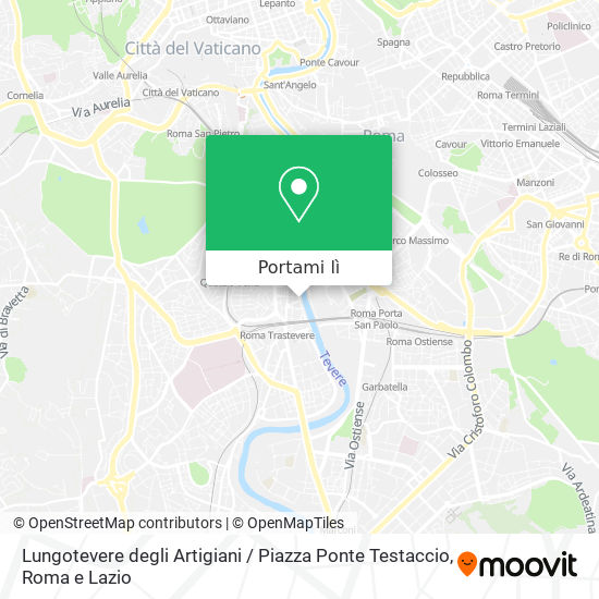 Mappa Lungotevere degli Artigiani / Piazza Ponte Testaccio