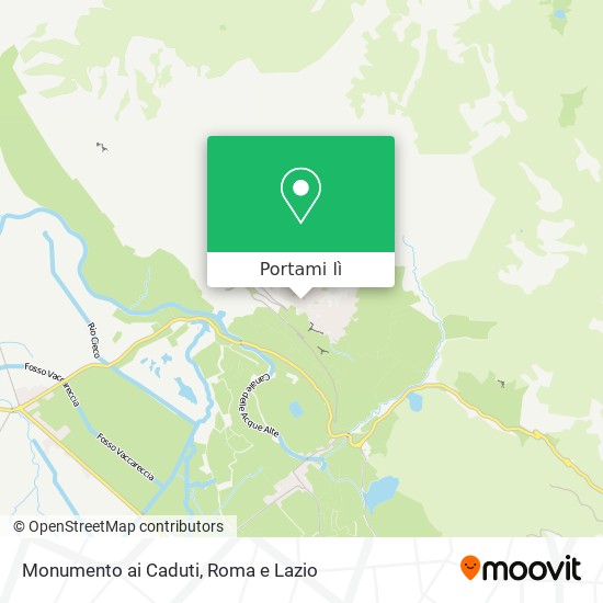 Mappa Monumento ai Caduti