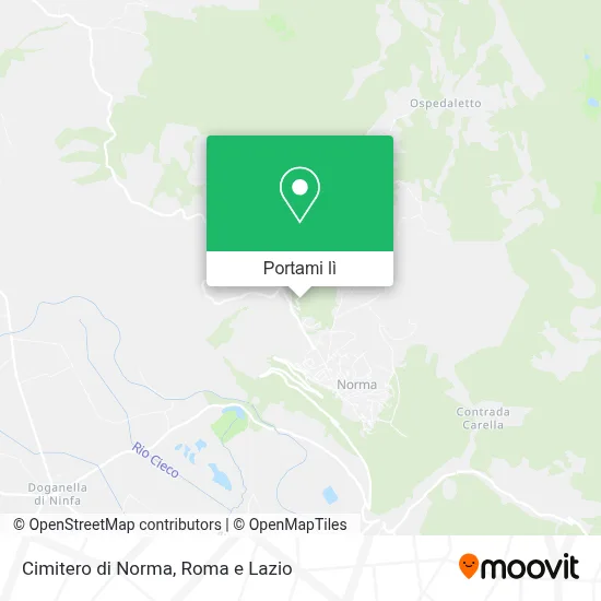 Mappa Cimitero di Norma