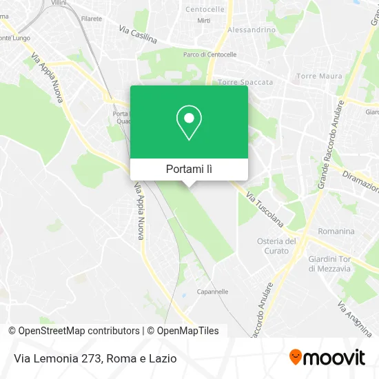 Mappa Via Lemonia  273