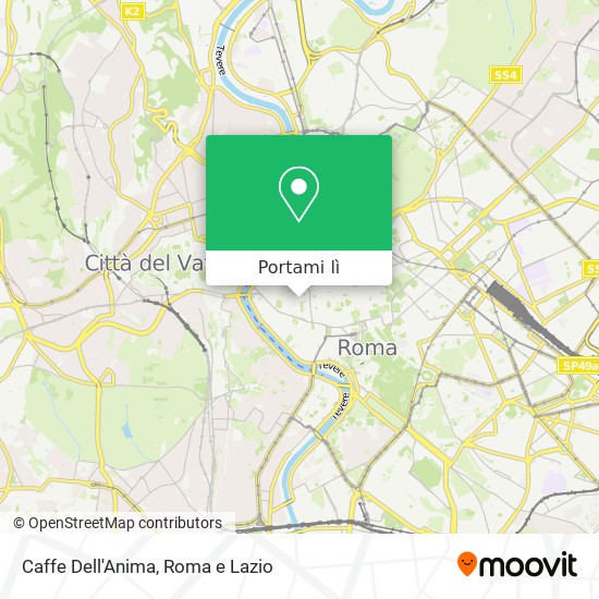 Mappa Caffe Dell'Anima