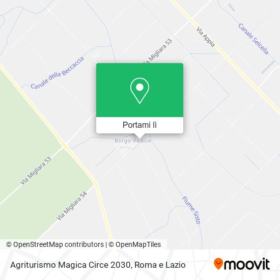 Mappa Agriturismo Magica Circe 2030