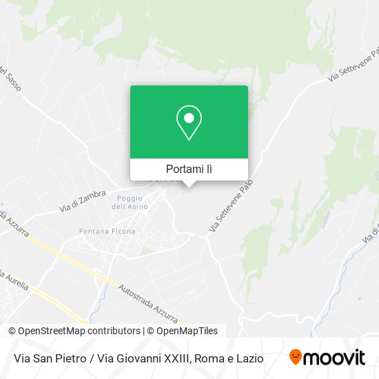 Mappa Via San Pietro / Via Giovanni XXIII