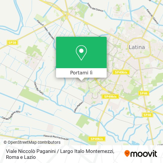 Mappa Viale Niccolò Paganini / Largo Italo Montemezzi