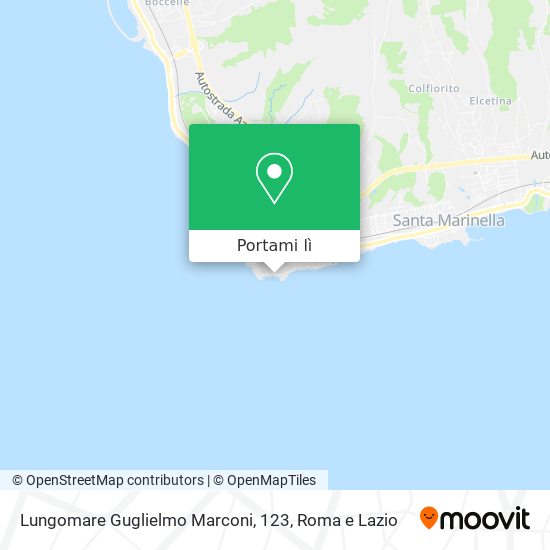 Mappa Lungomare Guglielmo Marconi, 123