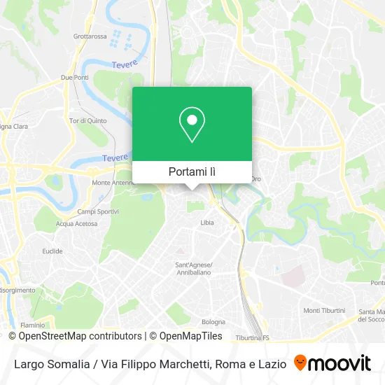 Mappa Largo Somalia / Via Filippo Marchetti