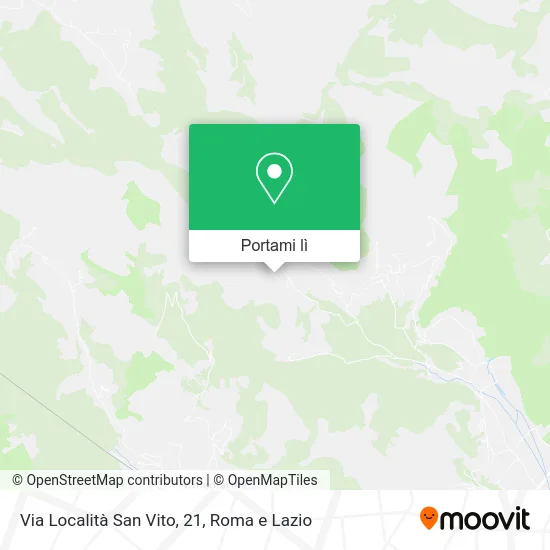 Mappa Via Località San Vito, 21