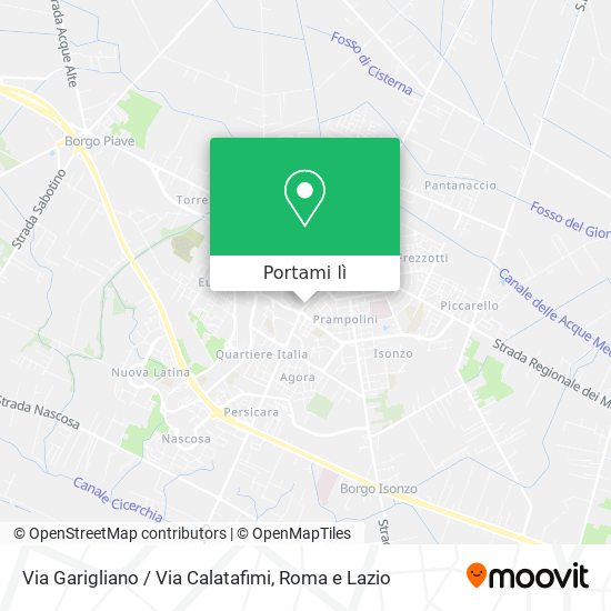 Mappa Via Garigliano / Via Calatafimi