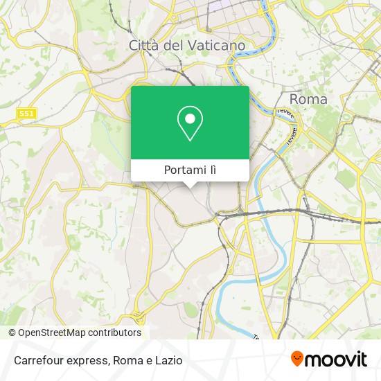 Mappa Carrefour express