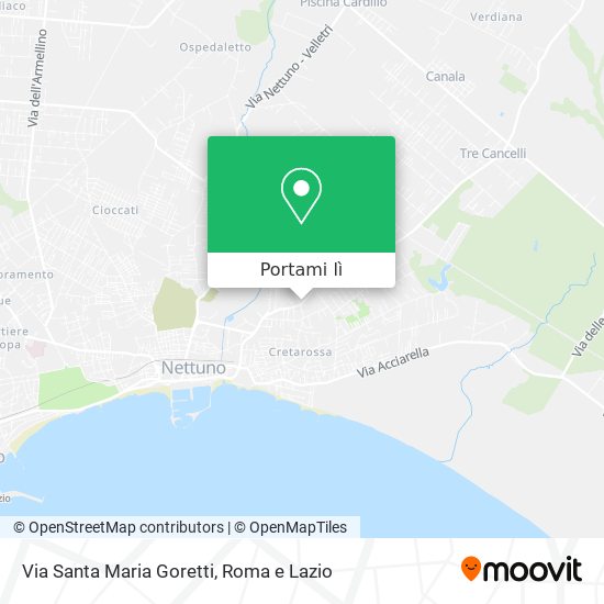 Mappa Via Santa Maria Goretti