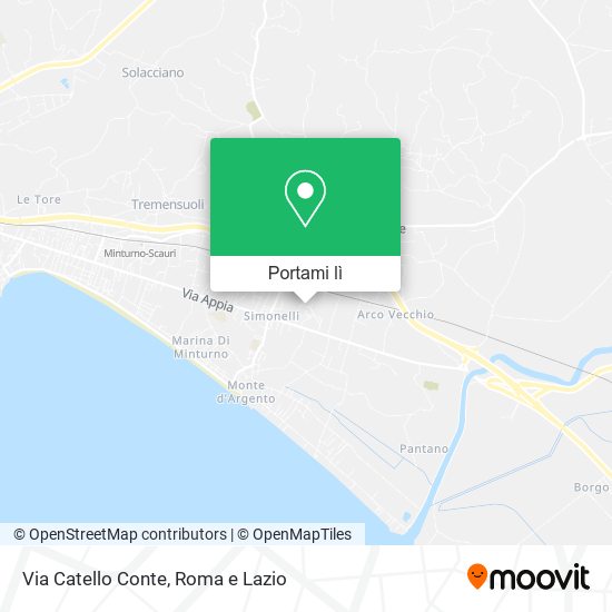 Mappa Via Catello Conte