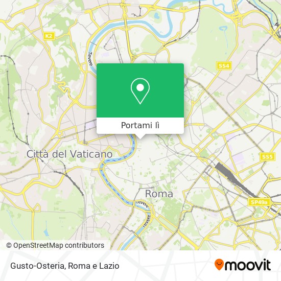 Mappa Gusto-Osteria