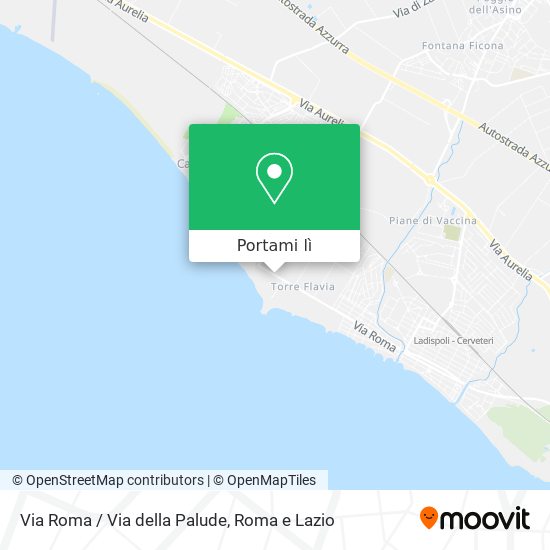 Mappa Via Roma / Via della Palude