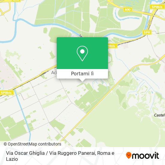 Mappa Via Oscar Ghiglia / Via Ruggero Panerai