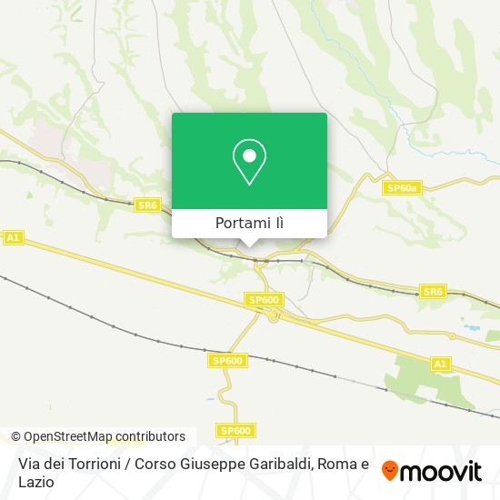 Mappa Via dei Torrioni / Corso Giuseppe Garibaldi