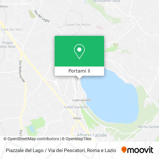 Mappa Piazzale del Lago / Via dei Pescatori