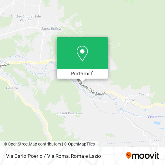 Mappa Via Carlo Poerio / Via Roma