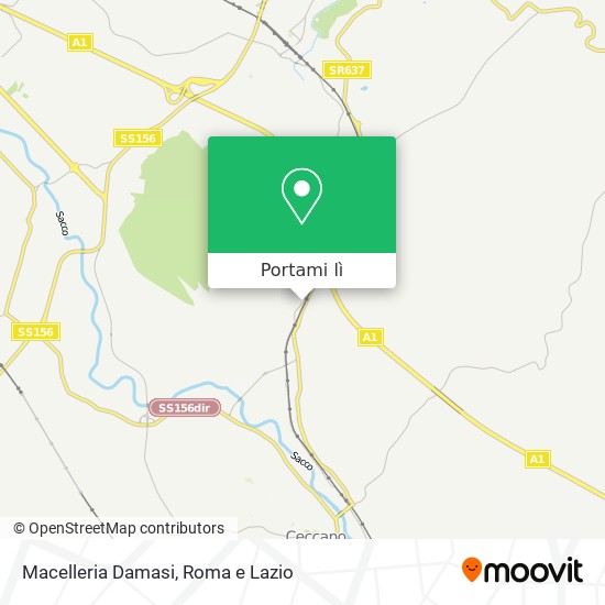 Mappa Macelleria Damasi