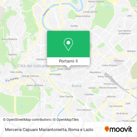 Mappa Merceria Capuani Mariantonietta